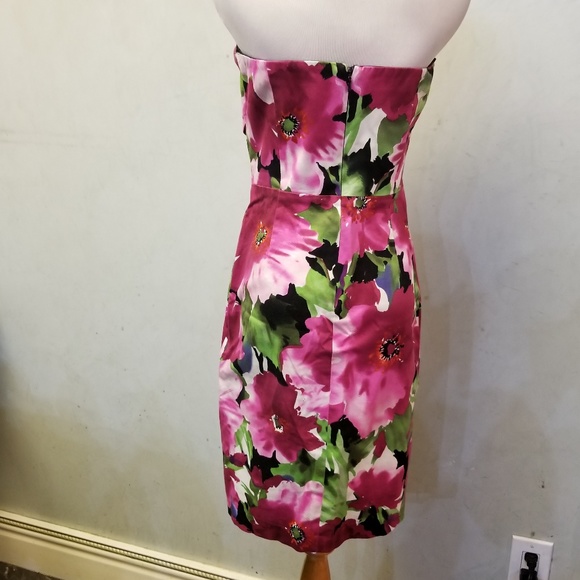 Donna Ricco floral tube top dress (K29) - Picture 5 of 5